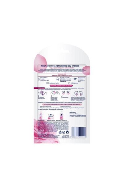 NIVEA Aqua Rose MoisturizinG Eye Mask with OrGanic Rose Water - Hyaluron, Dark Circle, Eye BaG