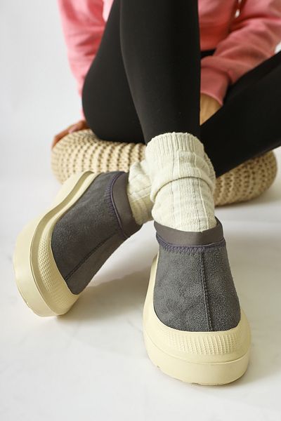 Limoya Γυναικεία παπούτσια Katelyn Smoked Suede με επένδυση με γούνα στο εσωτερικό
