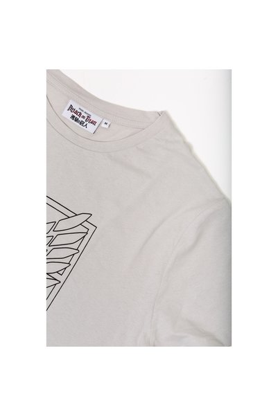Giyimod Original Attack On Tıtan Japanese Design Men's T-shirt-1230478-grey