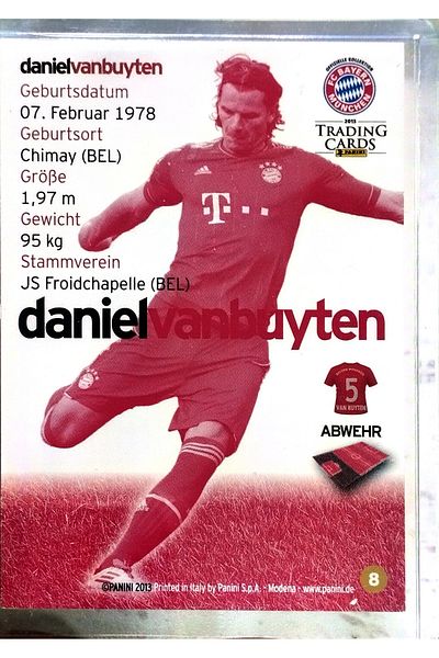 Panini Van Buyten Dani̇el 2013 Trading Card