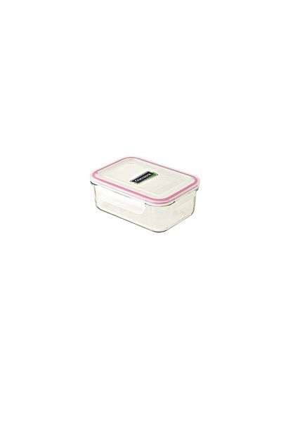 Prima Nova Glasslock Conical Rectangular Glass Storage Container 480 ml