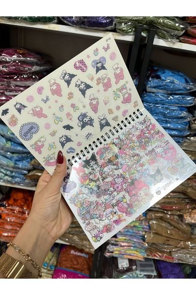 BALON HOME Sanrio Kuromi, My Melody, Hello Kitty (10 Sheets Sticker Book)