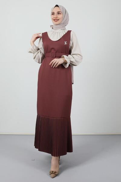 giz astore Pileli Kemerli Jile Gül Kurusu