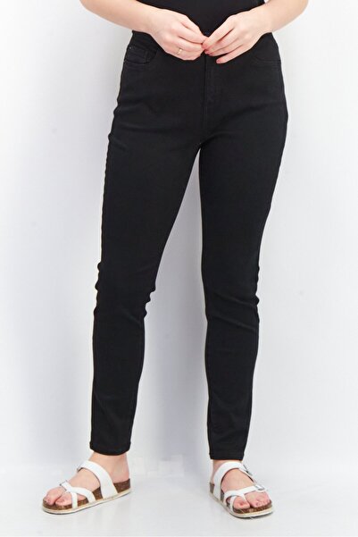 Esprit Women Skinny Fit Solid Stretchable Denim Jeans, Black