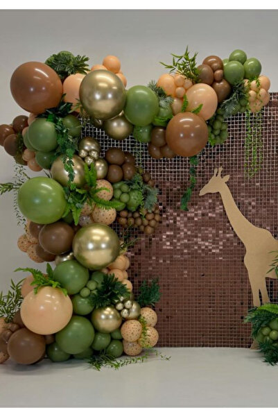 Çemrek Süs Parti Набір зелених кавових кульок «Сьомга» 100 шт.