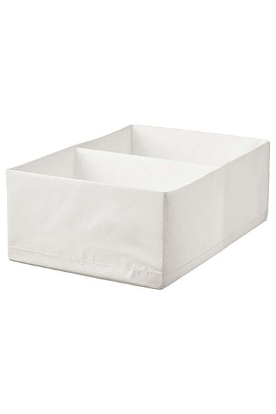 IKEA Λευκό Stuk Box με θήκες - 34x51x18 cm 90474443