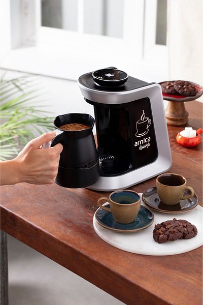 Arnica Pro Turkish Coffee Machine - Sparkling, Silver, IH32041