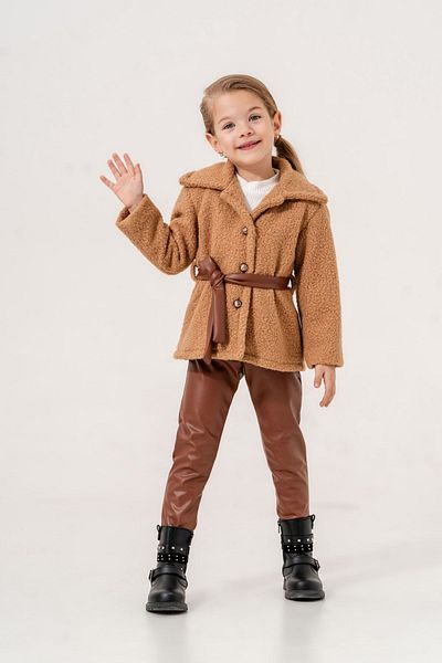 HAUSEkids Σετ 4-7 ετών Nature Winter Girl's 4-Pece Set - Caramel