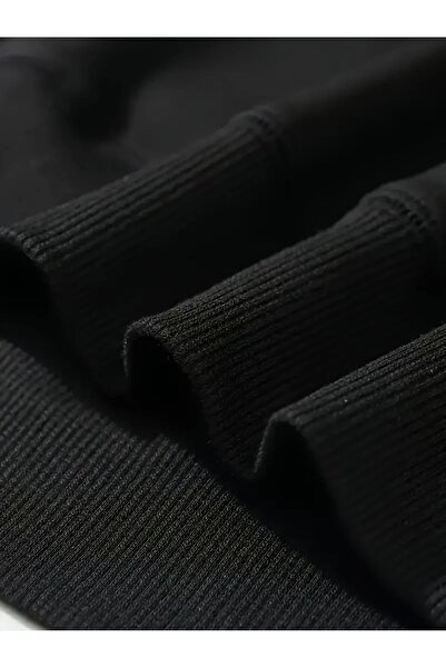 WOODROFFE Milano Printed Μαύρη ανδρική αθλητική φόρμα - Oversize Unisex Boyfirend