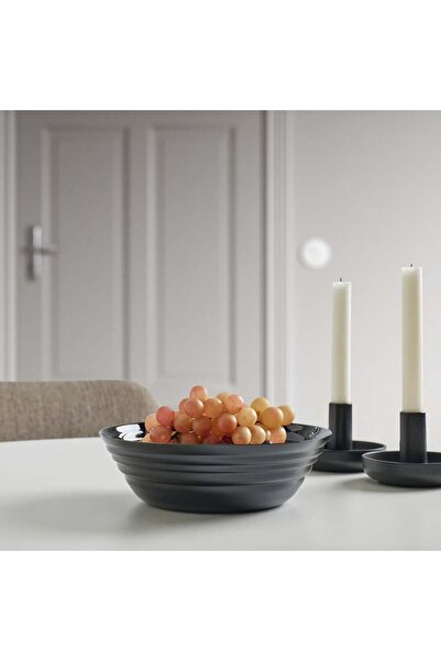 IKEA Natbarb Serving Bowl Black 22 cm