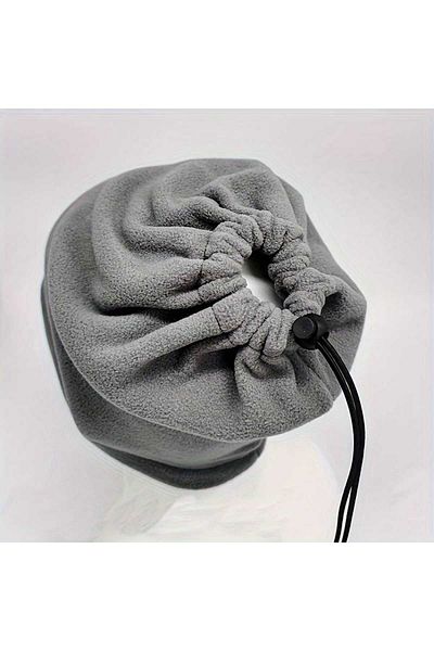Gürhan Çorap Unisex Thermal Fleece Neck Collar Winter Beanie