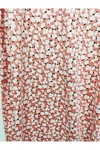 PJS 3-Button Cotton Floral Short-Sleeved Nightgown