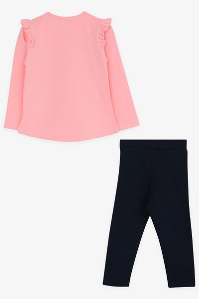 Breeze Girl's Tights Set Ballerina Girl Glitter Printed 1.5-5 Years, Powder