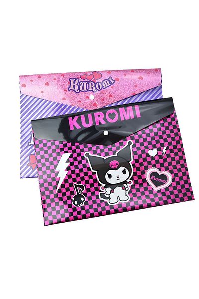 TATLI GÜNLER Kuromi Snap File - Practical and Stylish Design