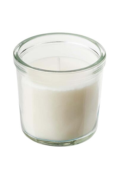 IKEA Jamlık Kokulu Mum Vanilya Açık Bej 20502109