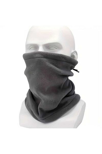 Gürhan Çorap Unisex Thermal Fleece Neck Collar Winter Beanie