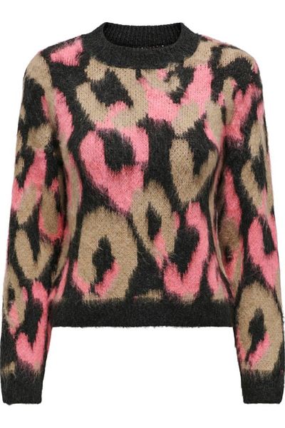 ONLY ONLWILD O-NECK KNT BLACK L/S JQ - 15324461