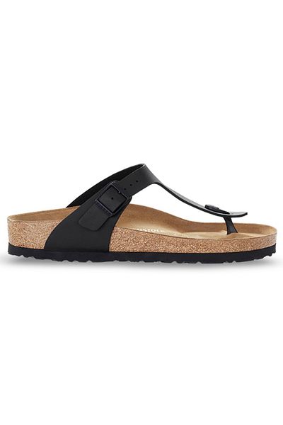Birkenstock Gizeh Bf Schwarze Hausschuhe