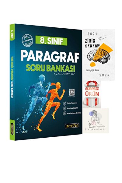 Startfen 8.SINIF STARTFEN PARAGRAF SORU BANKASI+ZİHİN DENEME(SEVİLENKİTAPCİ)YENİ BASKI 1