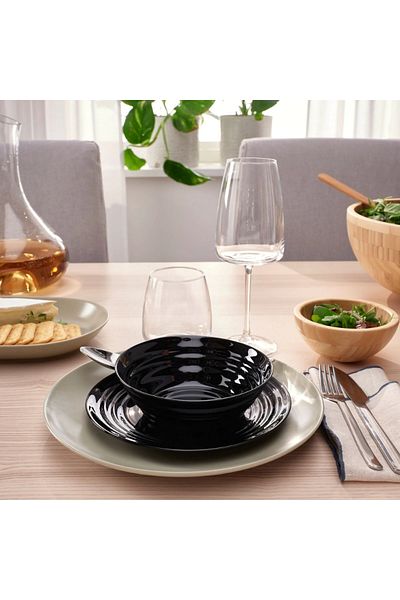 IKEA Natbarb Black Bowl 14 cm 10563693