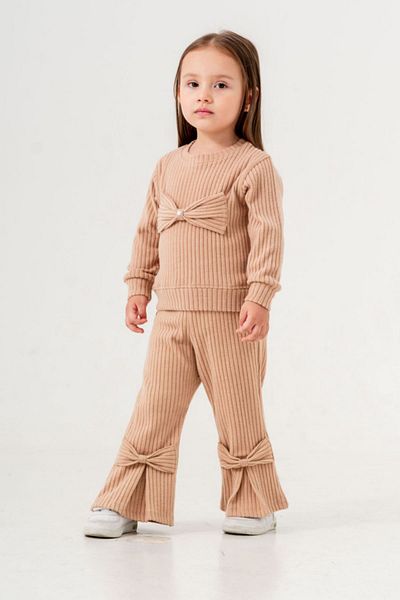 HAUSEkids 1-9 Years Blomm Happy Girl Suit -Caremel-