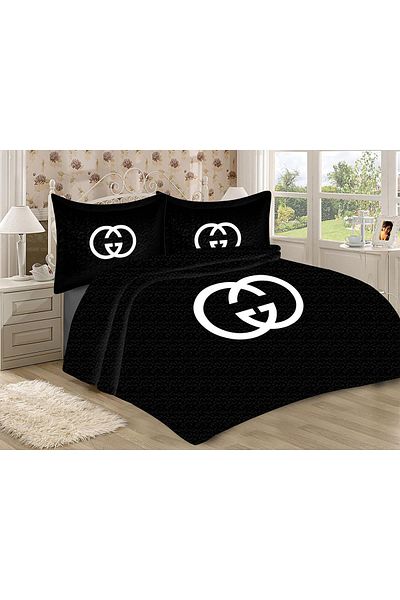 Doruklar Home Collection Modern Patterned Premium Quality Quilted Cotton Filled Velvet Bedspread Set