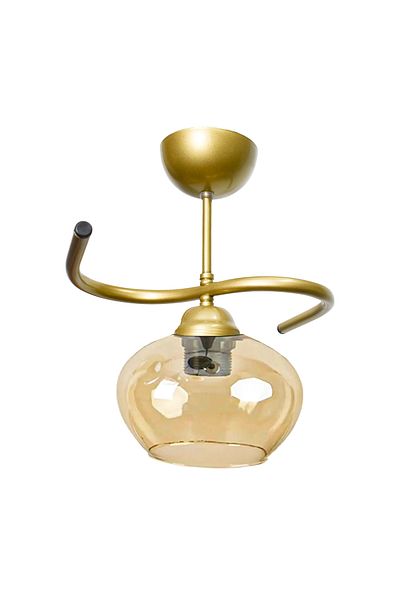Modavize Fuji Living Room - Antique Colored Honey Glass Chandelier - For Kitchen and Bedroom