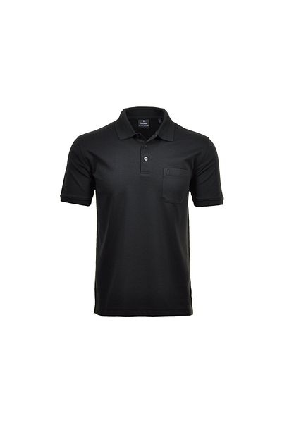 Ragman Poloshirt Für Herren In Schwarz