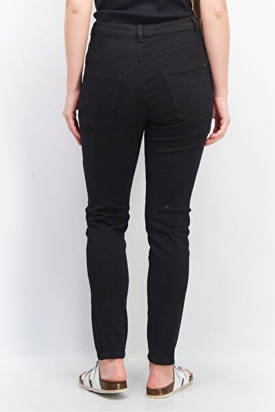 Esprit Women Skinny Fit Solid Stretchable Denim Jeans, Black
