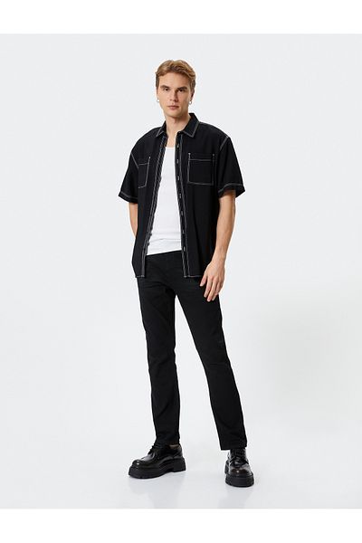 Koton Straight Fit Tube Leg Jeans - Mark Jean