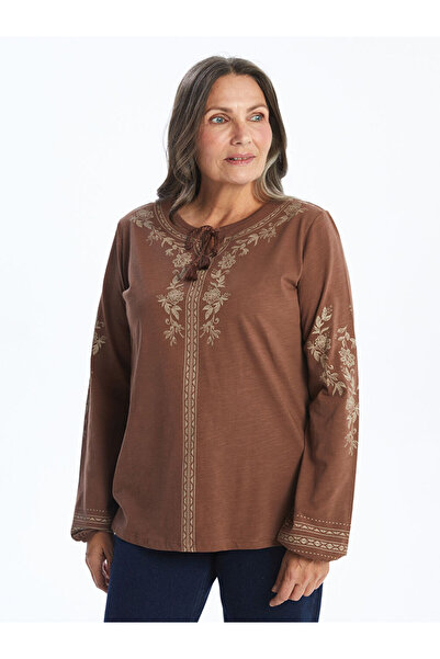 LC Waikiki Bluză de damă cu decolteu cu flori