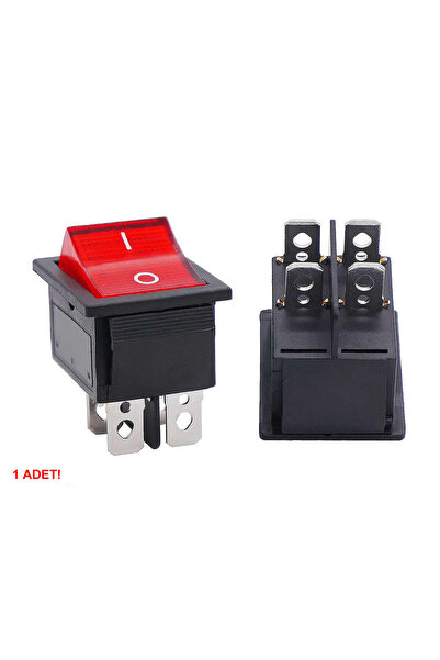 16a 250V On / Off Switch Latch 4 Pin Button High Current Kcd4 Led Light Switch Panel Type Assembly