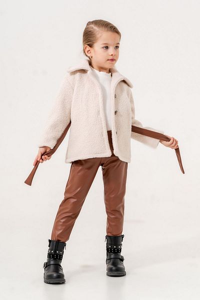 HAUSEkids 4-7 ani Nature Winter Girl Set de 4 - Latte