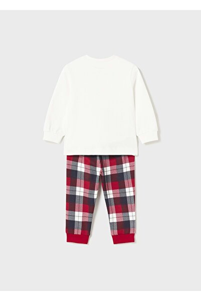 MAYORAL Kırmızı Kareli Pijama Takımı Kırmızı