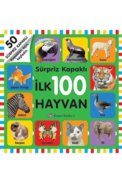 Remzi Kitabevi Sürpriz Kapaklı Ilk 100 Hayvan