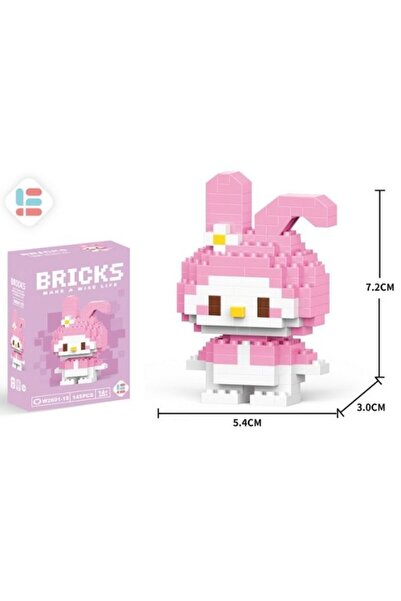 sağlıkçı shopping trend aksesuar Bricks Hello Kitty My Melody Yap boz 3D Puzzle Mini Lego