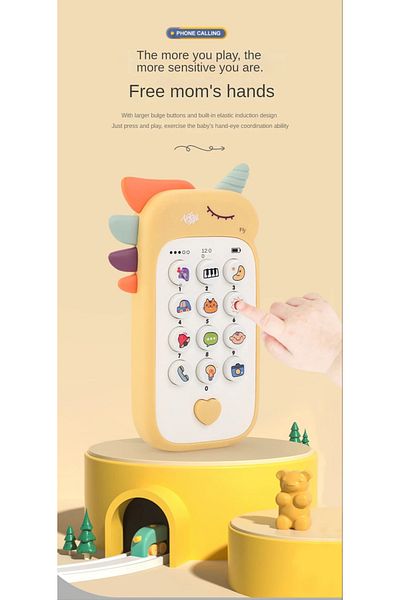 Şirin Musical Baby Phone with Teether - Education and Sleep Toy