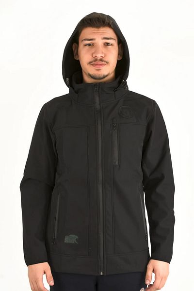 ATMACASM Black Softshell Coat