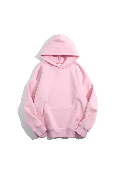 LA GULER Unisex Basic Hoodie Unprinted Φούτερ με φούτερ με φαρδιά 3 νήματα 100% βαμβακερό..