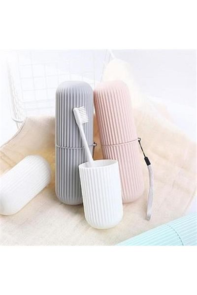 AlbiShoes Travel Type Plastic Toothbrush Glasses Pen Brush Food Storage Container Organizing Pen Holder