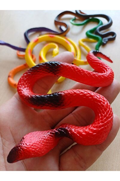 OYUNCAKSAHİLİ Oyuncak Yılan Seti Kırılmaz Esnek 8 Parça Kobra Kara Mamba Yıla...