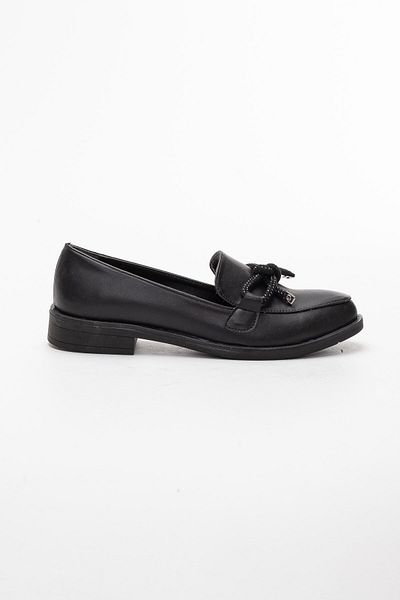 Dilimler Ayakkabı Stoned Skin Black Women's Casual Shoes