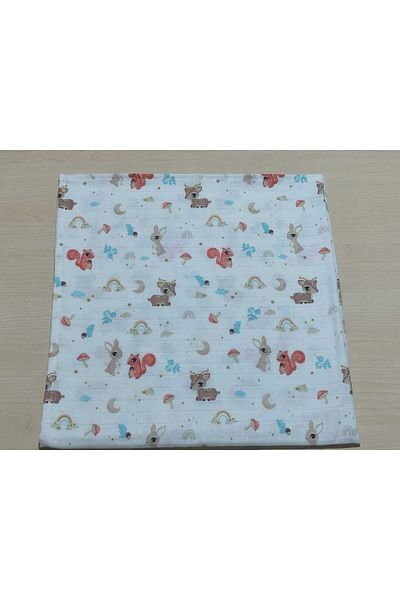 Alpıno Newborn - Muslin Blanket and Blanket (100% Cotton Baby Blanket, 85cm X 85cm)