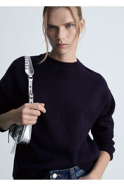 MANGO Woman Round neck knitwear sweater