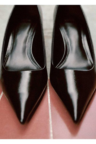 MANGO Woman Pantofi cu toc mic