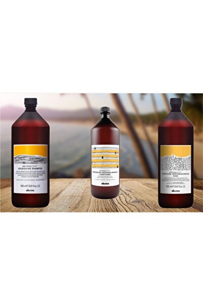 Davines Besleyici,Onarıcı,Arındırıcı Üçlü-Parabensiz Şampuan,Saç Kremi,Saç Maskesi passi.3770