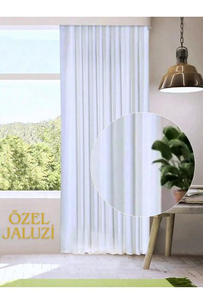 Özel Jaluzi White Satin Sunshade curtain