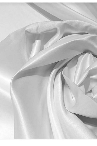 Özel Jaluzi White Satin Sunshade curtain