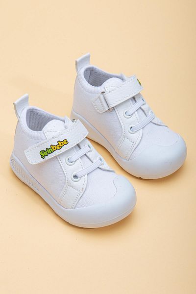 Dilimler Ayakkabı Şirinbebe Şiringenç Linen White Men's İlkadım Baby Kids Shoes