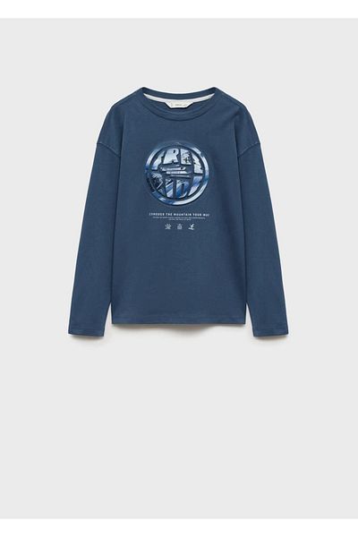 MANGO Kids Tricou cu model detaliat în relief